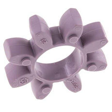 Corona dentada para acoplamiento de garras ROTEX tamaño 28 98 Shore A violeta - KTR