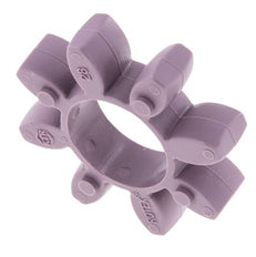 Corona dentada para acoplamiento de garras ROTEX tamaño 28 98 Shore A violeta - KTR