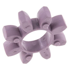 Corona dentada para acoplamiento de garras ROTEX tamaño 28 98 Shore A violeta - KTR