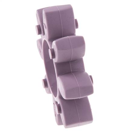 Corona dentada para acoplamiento de garras ROTEX tamaño 28 98 Shore A violeta - KTR