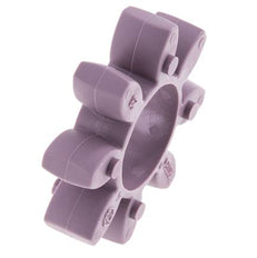 Corona dentada para acoplamiento de garras ROTEX tamaño 28 98 Shore A violeta - KTR