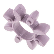 Corona dentada para acoplamiento de garras ROTEX tamaño 38 98 Shore A violeta - KTR