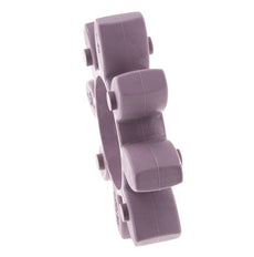 Corona dentada para acoplamiento de garras ROTEX tamaño 48 98 Shore A violeta - KTR