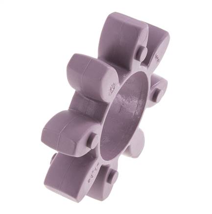Corona dentada para acoplamiento de garras ROTEX tamaño 48 98 Shore A violeta - KTR