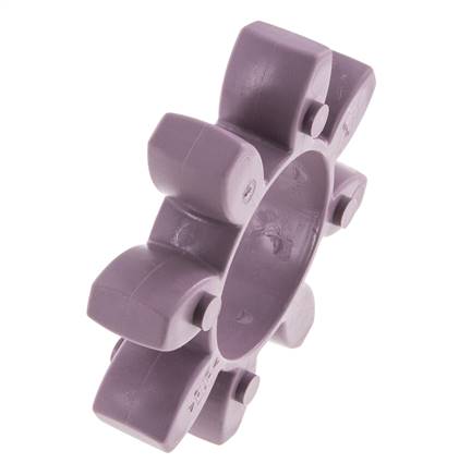 Corona dentada para acoplamiento de garras ROTEX tamaño 65 98 Shore A violeta - KTR