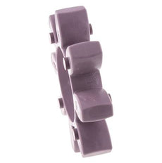 Corona dentada para acoplamiento de garras ROTEX tamaño 65 98 Shore A violeta - KTR