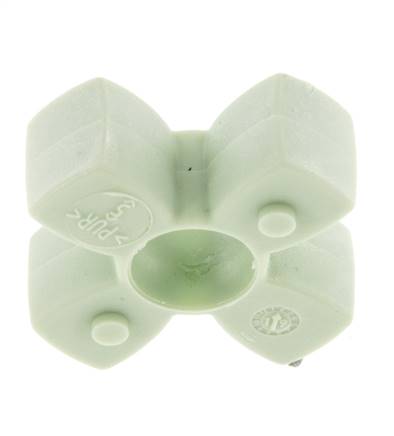 Corona dentada para acoplamiento de garras ROTEX tamaño 14 64 Shore D verde - KTR