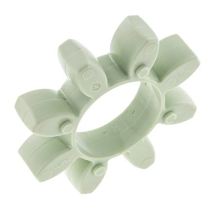 Corona dentada para acoplamiento de garras ROTEX tamaño 42 64 Shore D verde - KTR