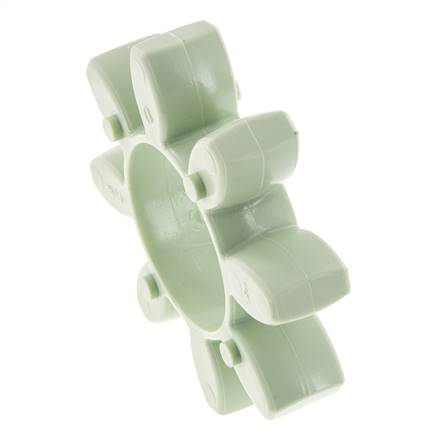 Corona dentada para acoplamiento de garras ROTEX tamaño 42 64 Shore D verde - KTR