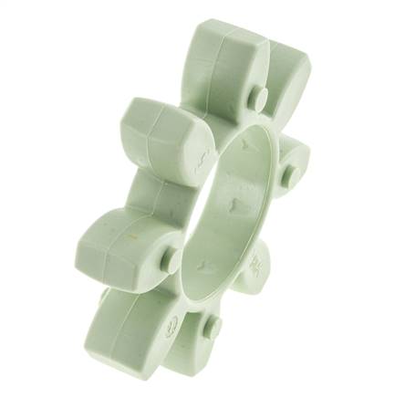 Corona dentada para acoplamiento de garras ROTEX tamaño 55 64 Shore D verde - KTR
