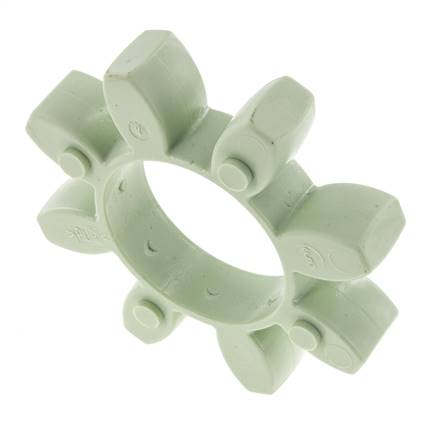 Corona dentada para acoplamiento de garras ROTEX tamaño 65 64 Shore D verde - KTR