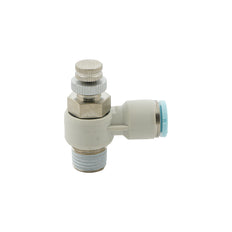 8mm - R1/8" Elbow Clean-Room Package Pneumatic Needle Valve