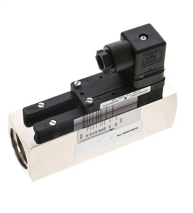 Interruptor de caudal de área variable para aceite 35-110 l/min 250 bar G1'' de latón