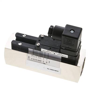 Interruptor de caudal de área variable para aceite 35-110 l/min 250 bar G1'' de latón