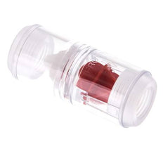 G1/4'' indicador de caudal de policarbonato con rodete y filtro