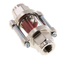 G3/8'' indicador de caudal de latón con rodete 1.1-5.5 l/min 25 bar