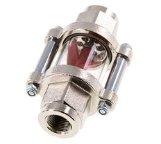 G3/8'' indicador de caudal de latón con rodete 1.1-5.5 l/min 25 bar