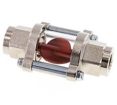 G3/8'' indicador de caudal de latón con rodete 1.1-5.5 l/min 25 bar