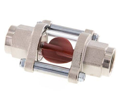 G1/2'' indicador de caudal de latón con rodete 1.3-6.3 l/min 25 bar