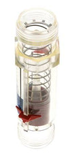 Caudalímetro de área variable G1'' de plástico para agua 2-20 l/min