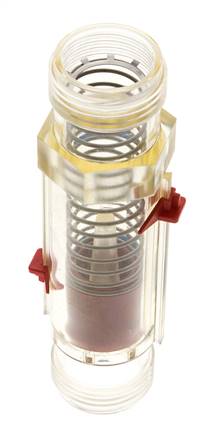 Caudalímetro de área variable G1'' de plástico para agua 5-35 l/min