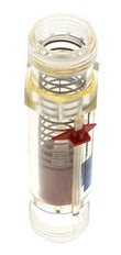 Caudalímetro de área variable G1'' de plástico para agua 5-35 l/min