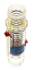 Caudalímetro de área variable G1'' de plástico para agua 5-35 l/min