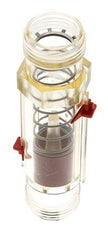 Caudalímetro de área variable G1'' de plástico para agua 5-50 l/min