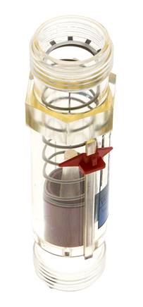 Caudalímetro de área variable G1'' de plástico para agua 5-50 l/min