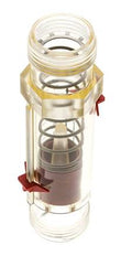 Caudalímetro de área variable G1'' de plástico para agua 10-80 l/min