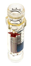 Caudalímetro de área variable G1'' de plástico para agua 10-80 l/min