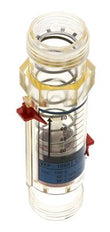 Caudalímetro de área variable G1'' de plástico para agua 10-80 l/min