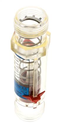 Caudalímetro de área variable G1'' de plástico para agua 20-100 l/min