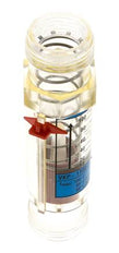 Caudalímetro de área variable G1'' de plástico para agua 20-100 l/min