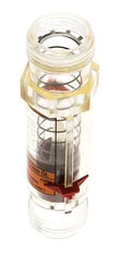Caudalímetro de área variable G1'' de plástico para aceite 100 cSt 1-18 l/min