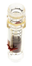 Caudalímetro de área variable G1'' de plástico para aceite 100 cSt 1-18 l/min