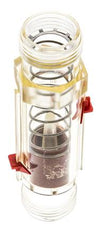 Caudalímetro de área variable G1'' de plástico para aceite 100 cSt 5-45 l/min