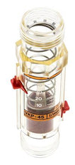 Caudalímetro de área variable G1'' de plástico para aceite 100 cSt 5-45 l/min