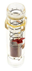Caudalímetro de área variable G1'' de plástico para aceite 100 cSt 10-75 l/min