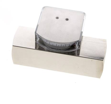 Caudalímetro de área variable G1'' de latón para aceite 0.1-0.8 l/min 250 bar