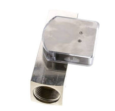 Caudalímetro de área variable G1'' de latón para aceite 0.5-1.5 l/min 250 bar
