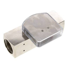 Caudalímetro de área variable G1'' de latón para aceite 0.5-1.5 l/min 250 bar