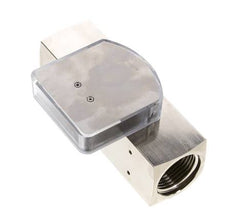 Caudalímetro de área variable G1'' de latón para aceite 0.5-1.5 l/min 250 bar