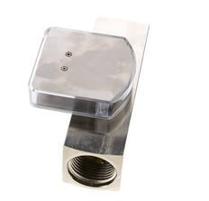 Caudalímetro de área variable G1'' de latón para aceite 0.5-1.5 l/min 250 bar
