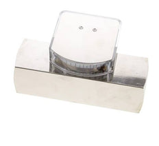 Caudalímetro de área variable G1'' de latón para aceite 1-4 l/min 250 bar