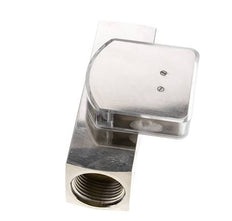 Caudalímetro de área variable G1'' de latón para aceite 2-8 l/min 250 bar