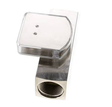 Caudalímetro de área variable G1'' de latón para aceite 2-8 l/min 250 bar