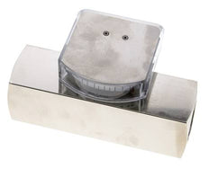 Caudalímetro de área variable G1'' de latón para aceite 3-10 l/min 250 bar