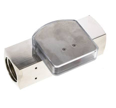 Caudalímetro de área variable G1'' de latón para aceite 3-10 l/min 250 bar