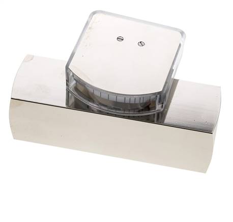 Caudalímetro de área variable G1'' de latón para aceite 5-15 l/min 250 bar